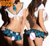 women hot sexy lingerie costumes sexy underwear bikini product erotic /baby doll dress Catsuit Chemises dress black 9023
