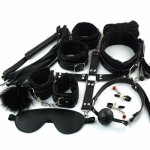 Sexy Lingerie Bondage Set Sexy Toy pubg SM Product Toys Hand Cuffs Footcuff Whip Rope Blindfold Sex Toys For Couple