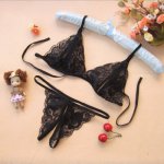 Sexy Erotic Lingerie for Women Hot Lace Transparent Sexy Underwear Sexy Open Bra + Open Crotch Thongs Porn Sex Costumes Babydoll
