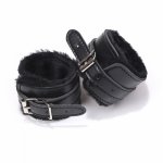 Couple Firting Handcuffs Toys PU Leather Bondage handcuffs Flirting slave BDSM Bondage  Sex Toys For Women Adults SM Games