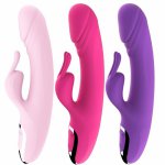 G Spot Rabbit Powerful Vibrator Sex Toys For Woman Clitoris Stimulator Double Penetration Vibrating Dildo Vagina Masturbation