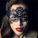 Fashion Mask Sexy Black Lace Hollow Mask Goggles Nightclub Queen Female Sex Lingerie Cutout Eye Masks for Masquerade