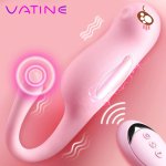 VATINE 7 Speeds Electric Shock Vibrator Remote Control Jump Egg Clitoris Stimulator Orgasm G-spot Sex Toys For Woman