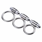 Multi-Frequency Stainless Steel Penis Ring Male Penis Vibrator Sex Toy for Men Delay Ejaculation Metal Weight-Bearing Cock Ring