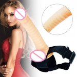 27cm Realistic Penis Strapon Dildo Panties Clitoris Stimulator Wearable Penis Panties Sex Toys for Women Lesbian Sex Products