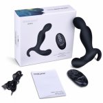 Wireless Remote Control Anal Plug Prostate Vibrator 12 Vibration Mode Rechargeable Massager Butt Stimulation Adult Sex Toys