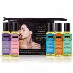 Kama Sutra, Zestaw olejków do masażu erotycznego i klasycznego - Kama Sutra Massage Tranquility Kit Naturals