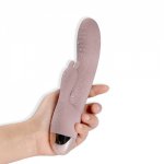 G Spot Dildo Rabbit Vibrator for Women 10 Frequency Dual Vibration Silicone Waterproof Female Vagina Clitoris Massager Sex Toys