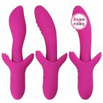 Trident Silicone Dildo Vibrator for Women, AV Magic Wand Massage G Spot Vibrator, Clit Stimulator Sex Toys for Women Masturbator