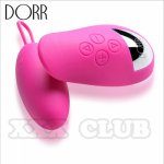 DORR wireless remote Waterproof double Vibrator Rechargeable Mute Clit Stimulator Vibrators Erotic sex toys For Women