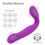 10 Speed G-Spot Clitoral Stimulation Vibrator L Type Wireless Remote Control Dildo Female Masturbate Sex Toy for Adult Adult Toy