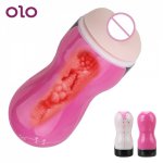 OLO Masturbator Cup  Male Masturbation Realistic Soft Tight Vagina Real Pussy Artificial Vagina Adult Products Sex Toys for Men