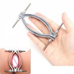 EXVOID Metal Labia Clamps Easy Access to Clitoris and Vagina BDSM Sex Toys for Couples Flirting Pussy Clip Spreader Stimulator