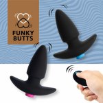 Feelztoys, Dwa korki analne z pilotem - FeelzToys FunkyButts Remote Controlled Butt Plug Set for Couples  