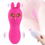 Wireless Remote Control Vibrating Rabbit Vibrator 10 Speed Vibration Vibrators Clitoris Stimulation Sex Toys For Woman