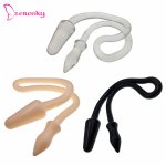 Double Head Anal Plug Sex Toys for Woman Waterproof Huge Anal Plug Butt Plug Silicone Super Long Anal Plug Sex Shop Butt Plug
