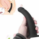 3 size silicone butt plug fake penis anal dildo plugs set with suction cup anal unisex sex toys for woman male prostate massger