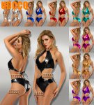 Women Sexy PVC pole dancing Costumes Chemise moonight Underwear Sexy Lingerie Hot sexy costumes Disfraz Carnavales  babydoll
