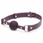 50 Shades Of Grey, Knebel z opaską - Fifty Shades of Grey Freed Cherished Lim. Collection Leather Ball Gag 