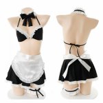 Fate/Grand Order Saber Cosplay Costumes Anime Maid Uniform Women Sexy Lingerie Bikini Sleeping Bra Apron Skirt Leg Ring Set