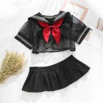 Sexy Women Perspective Lingerie School Girl Uniform Costume Outfit Kawaii Lingerie Sexy Halloween Costumes School Girl Costume