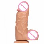 Huge Dildo Realistic Thick Horse Dildo For Gay Fist Rubber Penis Suction Cup Sex Toys For Woman Phallus Fisting Anal Sex Plug