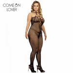 HE3126 Newest arrival hot transparent bodystocking women full body hollow black fishnet body stocking plus size sexy lingerie