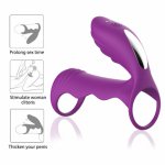 No remote control Male Delay Ejaculation G Spot Stimulator Clitoris Massager Anal Dildo Vibrator Sex Toy For Men Woman