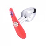 Magic Metal Anal Plug Match Electro Shock Steel Butt Plug for Women Men Sex Anal Toys Wearing Outdoor All In Day