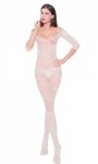 Plus Size crotchless bodystocking Erotic transparent Bare Twill Sexy teddy underwear Fashion Hollow out Fishnet Backless Buttock