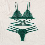 lace sexy lingerie bra set push up seamless embroidery bralette wire plus size transparent women underwear Femal