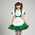 Sexy French Maid Costume Sweet Gothic Lolita Dress Anime Cosplay Maid Uniform Sissy  Costumes For Women M-XL     Christmas