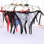 Womens Crotchless Erotic Underwear  Panties Open Crotch Lingerie Sexy Thong and G Strings Intimate Goods Lace Briefs