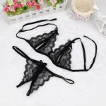 Sexy Lace Lingerie Erotic Hot Sexy See Through Bra Thong Underwear Set Babydoll Lenceria Mujer Porno Sexy Costumes Plus Size 3XL