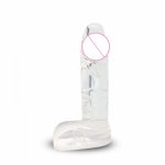 Small Dildo With Suction Cup Soft Realistic Dildo Anal Plug Penis Realistic Testies Glan Real Cock Jelly Dildo Sex Toy For Woman