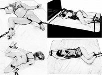 BDSM Bondage Set Under Bed Restraint Bondage Handcuffs & Ankle Cuffs Fetish Slave Adult Geams Sex Toys For Couples Sex Products