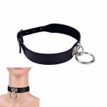 New PU Leather Sexy Bondage Collar Strap On Slave Collar Neck Restraints Fetish BDSM Sex Toys For Couples Exotic Accessories