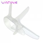 VATINE Plastic Colposcopy Medical Themed Vaginal Expansion Adult Product Anal Speculum Voyeuristic Device Sex Toys for Women