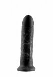 Pipedream King Cock - dildo realistyczne CZARNE, PVC - 21cm (8