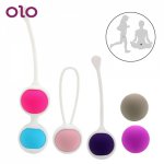 OLO 6pcs/set Geisha Ball Adult Products Sex Toys for Women Silicone Smart Ball Kegel Ben Wa Ball Vaginal Tight Exercise Machine