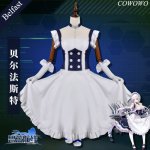 Anime! Azur Lane Belfast Dress Sexy Lovely Uniform Cosplay Costume Halloween Carnival Party Suit For Women Free Shipping