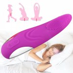 Multi-Speed Vibrating Silicone Mouth Tongue Vibrator Silicone G Spot Stimulate Clitoris Sex Toy for Women Waterproof Masturbator