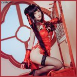 Anime! Date A Live Tokisaki Kurumi New Year Red Cheongsam Sexy Dress Uniform Cosplay Costume Party Suit For Women Free Shipping