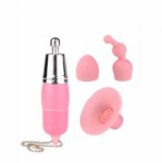 3 in 1 Female Sex Toys Mini Vibrator Clitoris Stimulation Nipple Vibrator Breast Massager Vibrating Jumping Eggs