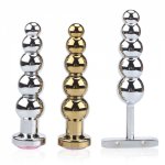 Male & Female Adult Toys Anal Dilator Anal Plug Metal Handheld Ball Anal Plug Safety Toy Space Aluminum High Quality Material