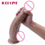 ICEPOINT 33*5.5cm Giant Flesh Dildo Thick Huge Dildo Extreme Big Realistic Dildo with Suction Cup Sex Product for Women 2020