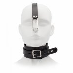 Leather Sex Slave Collar with Nose Hook, Fetish bdsm Bondage Restraints, Erotic Toys Sex Toys for Couples, Sex Products
