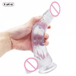 GaGu Super Soft Jelly Dildo Realistic NoBullet Vibrator Female Masturbator Penis Dick Sex Shop Erotic Adult Sex Toys for Women