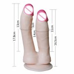 Double head Penis Big Dildo For Woman Realistic Vagina Masturbation Cock Penis Adults Toys Anal Butt Toys For Woman Sex Toy Shop