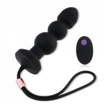 Anal Plug Vibrator Penis Ring Rope Vibrators Silicone Cock Ring Delay Ejaculation Lock Ring Penis Long Lasting Sex Toy for Men